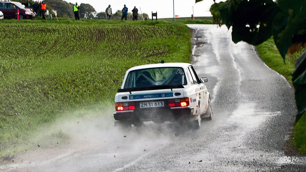 Heino Mejer og Bo Mølgaard er her på vej mod deres generelle 6. plads i Rally Midtjylland i september
(Foto: rallypics.dk – Viggo Johansen)
